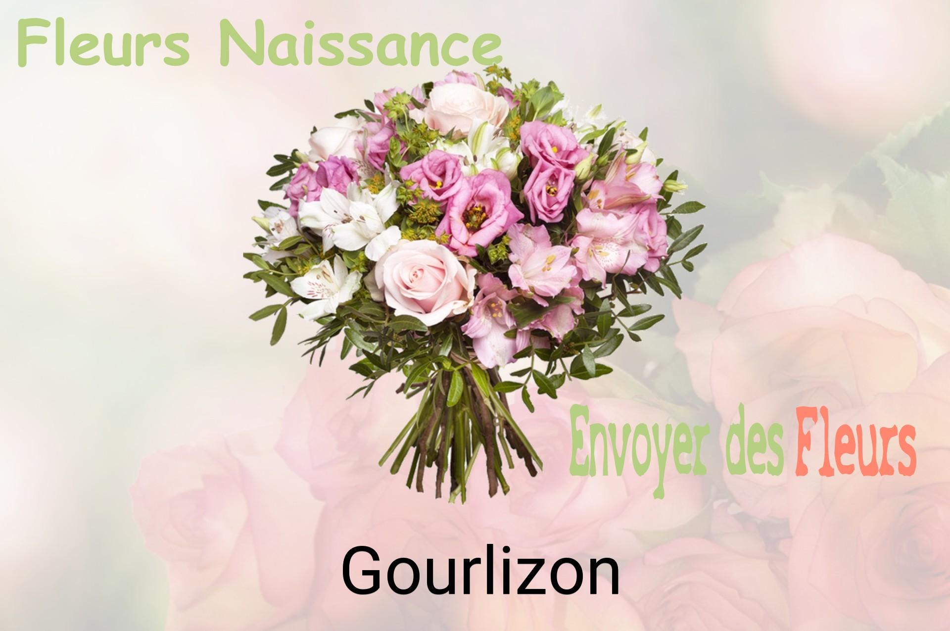 Bouquet de fleurs de naissance livré à Gourlizon